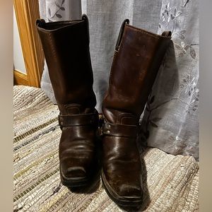 Womens Frye harness boots
